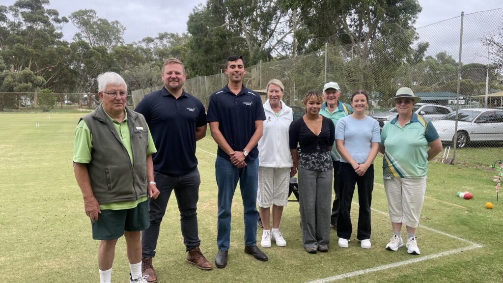 Group of people at Dimmboola Croquet Club